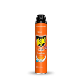 Raid casa y jardin aerosol 285 ml.