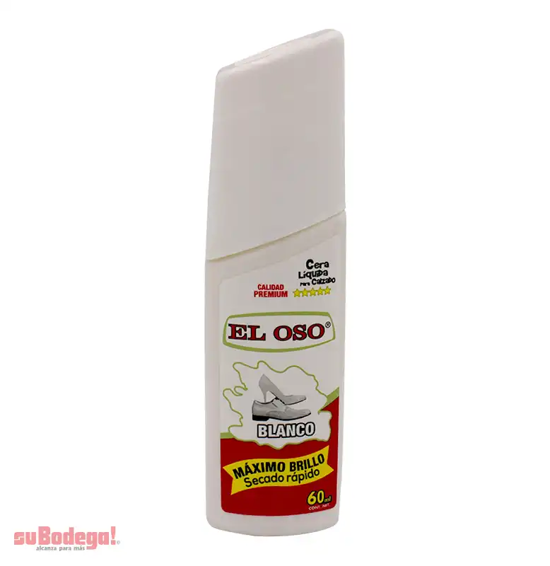 El oso cera liquida color blanco 70 ml.