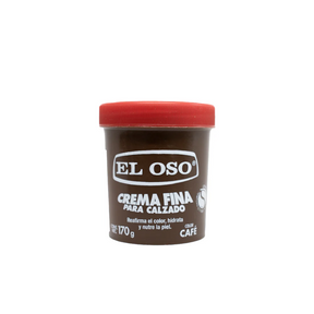 El oso crema fina color cafe 170 gr.
