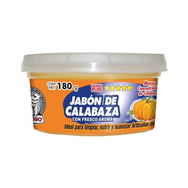 El oso jabon de calabaza bote 125 gr.