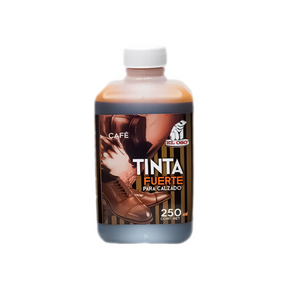 El oso tinta fuerte restauradora de calzado color cafe 250 ml.
