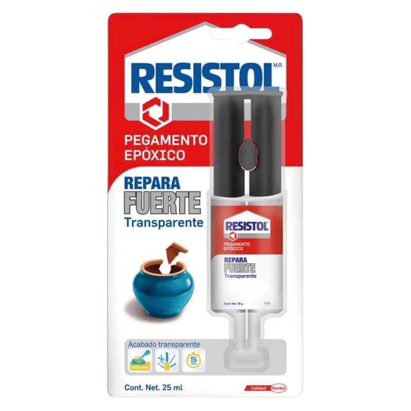 Resistol reparador transparente 25G