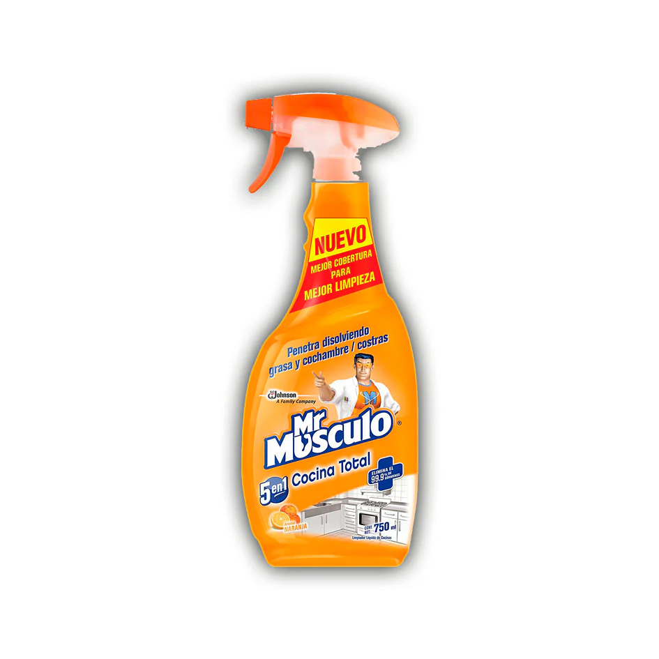 Mr. musculo limpiador para cocina atomizador 650 ml.