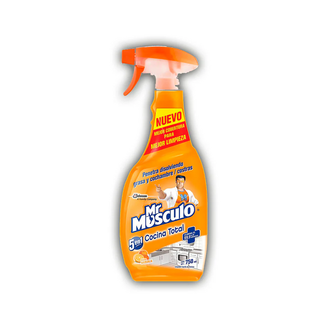 Mr. musculo limpiador para cocina atomizador 650 ml.