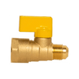 Coflex llave gas 1/2NPT x 3/8 fl