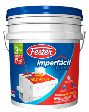 Fester imperfacil clasico 3 aã‘os blanco 19L