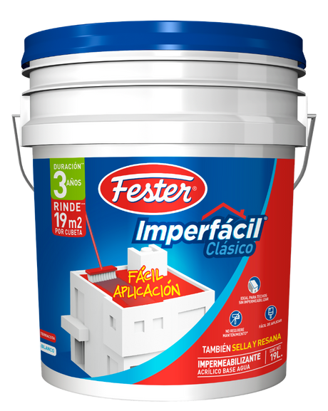 Fester imperfacil clasico 3 aã‘os blanco 19L