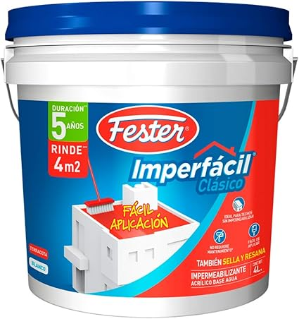 Fester imperfacil clasico 5 aã‘os blanco 4L