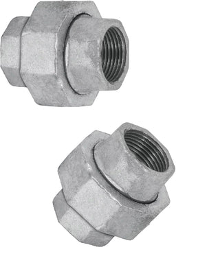 Ninsa tuerca union galvanizada 32 mm=11/4