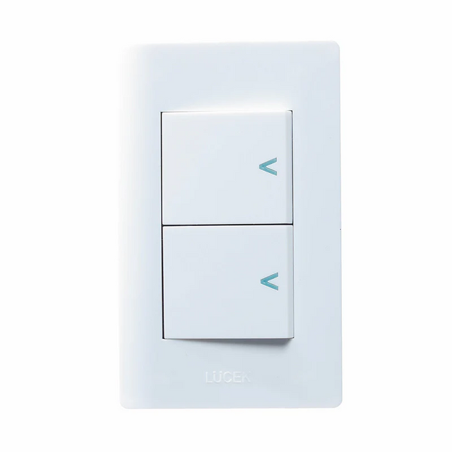 Lucek placa con 2 apaga. 1.5 blanco
