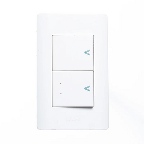 Lucek placa con 1 apagador sencillo 1 escalera blanco 1.5 modulos