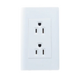 Lucek placa contacto duplex blanco