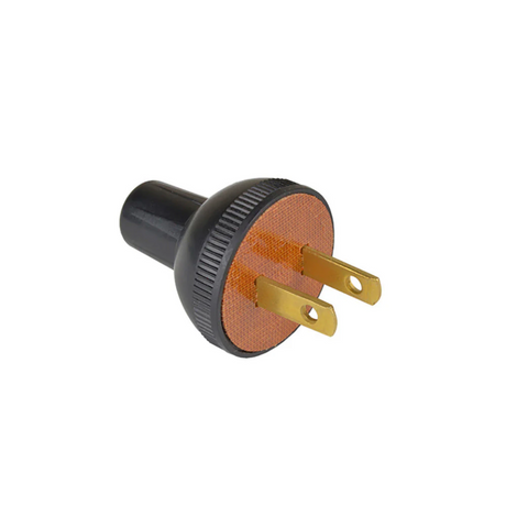 IUSA 416N clavija redonda PVC negro