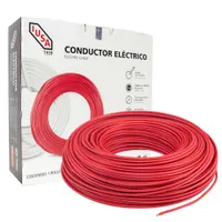 IUSA cable thhw-ls ce rohs cal. 14 rojo