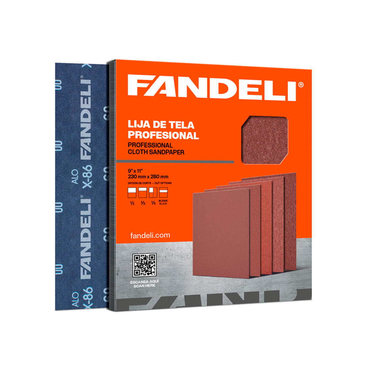 Fandeli Lija Oxalum X-86 Grano 50, 25 Piezas