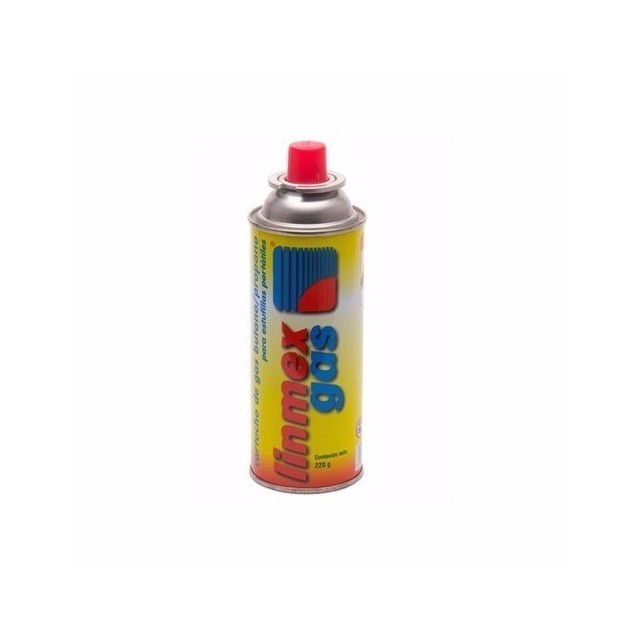 Linmex cartucho gas butano de 220 gr para estufilla portatil