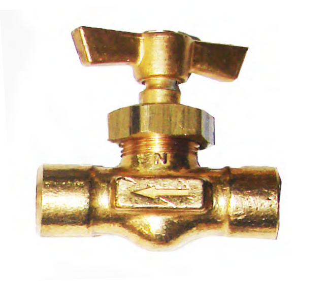 Nacobre valvula aguja flr a flr 3/8X3/8