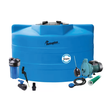 Rotoplas cisterna equipada 1,200 lt