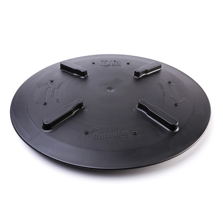 Rotoplas tapa de 18 con clic negro o crem