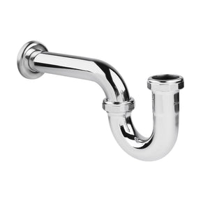 Dica 4207SC cespol tipo p de laton sin contra para lavabo cromo