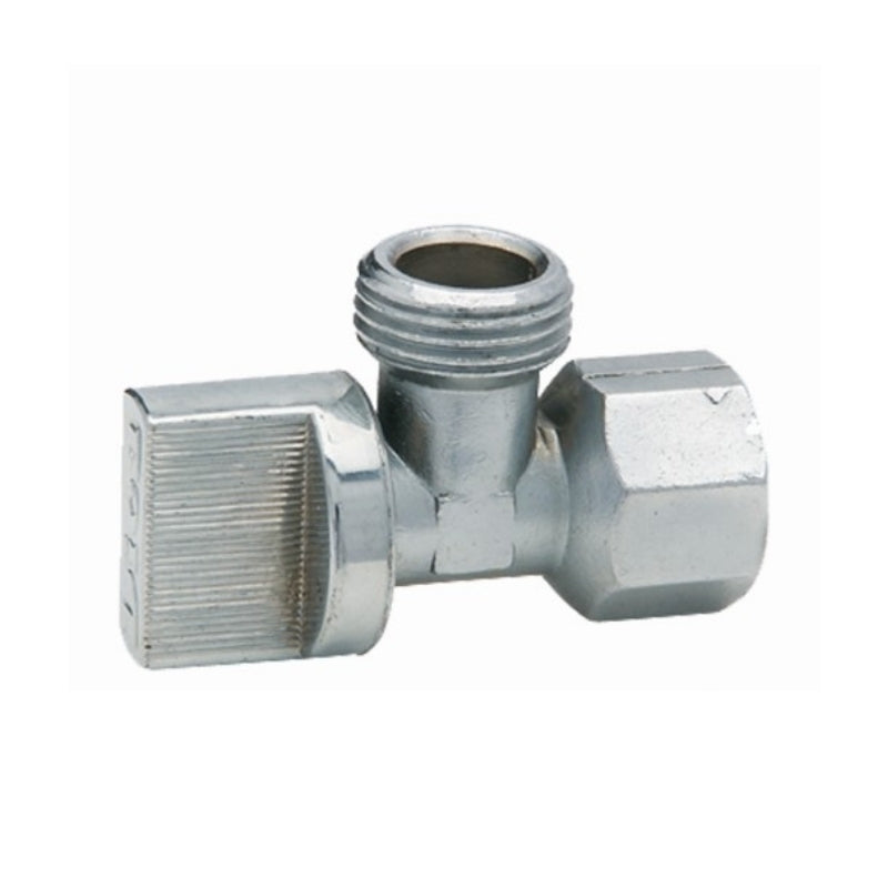 Dica 3401CV llave de control angular de laton sin contratuerca 1/2 (13 mm.) nps/npt