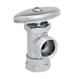 Dica 3401BSC llave de control angular de laton con barrilito y contratuerca 1/2 (13 mm.)