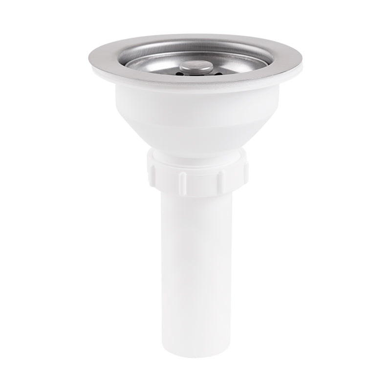 Dica 4814 contracanasta para fregadero de acero inox. con cuerpo y tubo de PVC