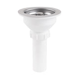 Dica 4814 contracanasta para fregadero de acero inox. con cuerpo y tubo de PVC