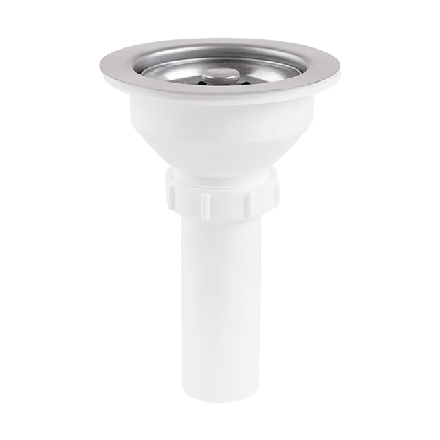 Dica 4814 contracanasta para fregadero de acero inox. con cuerpo y tubo de PVC