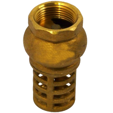 Dica 4044.25 valv. de pie o pichancha con canastilla en bronce esferica 1 (25 mm.)