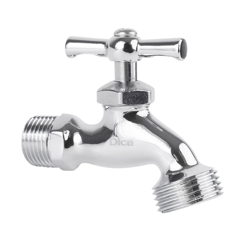Dica 4019C llave compresion cromada para jardin