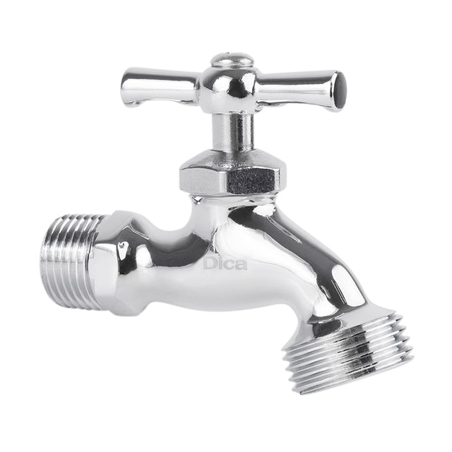 Dica 4019C llave compresion cromada para jardin