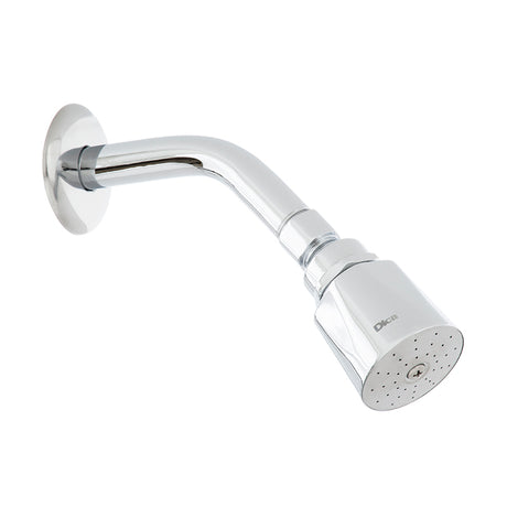 Dica 4501B regadera ecol. 2 pulg. de cebolla con brazo y chapeton cromo
