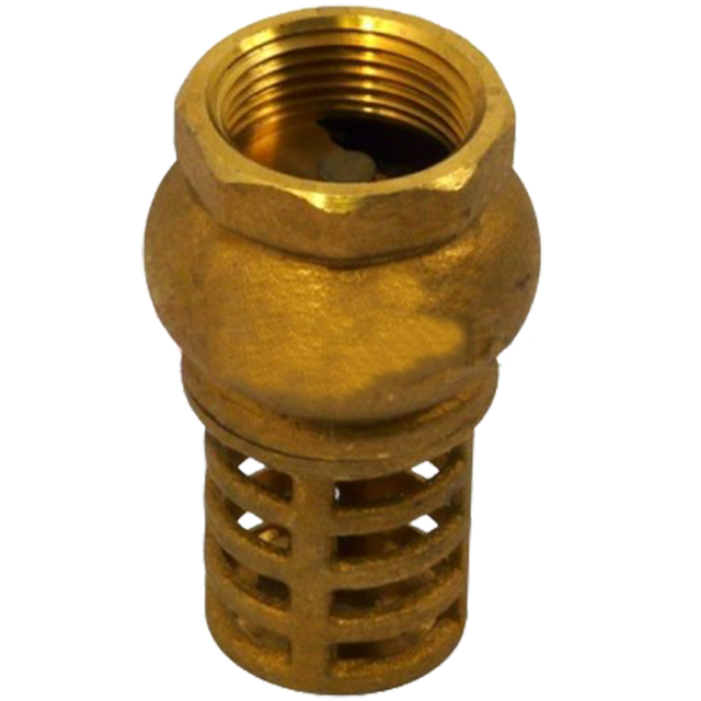 Dica 4044.32 valv. de pie o pichancha con canastilla en bronce esferica 1 1/4 (32 mm.)