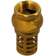 Dica 4044.51 valv. de pie o pichancha con canastilla en bronce esferica 2 (51 mm.)
