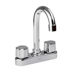 Dica 4060 mezcl. de 4 pulg. para lavabo con cubierta y manerales tipo bar cuello alto palanca queen