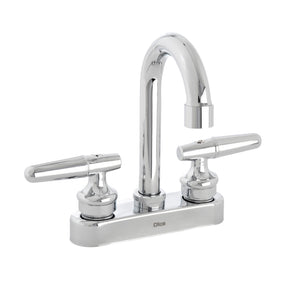 Dica 4051 mezcl. ecol. de 4 pulg. para lavabo con cubierta y manerales tipo palanca cromada
