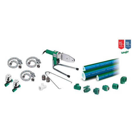 Tuboplus llave de emp regaderac/maneral 20 mm 1/2