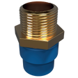 CPVC fg azul adapatador m metalico 3/4