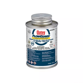 Oatey etiqueta azul flowguard ultravioleta 4 oz. (118 ml.)