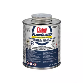 Oatey etiqueta azul flowguard ultravioleta 16 oz. (473 ml.)