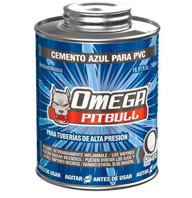 Pitbull cem azul para PVC 500 ml