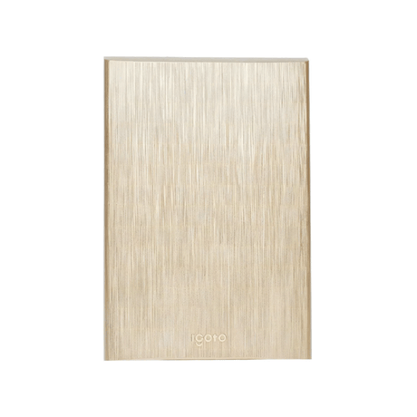 Igoto placa ciega color dorado / lugano PB1200-D