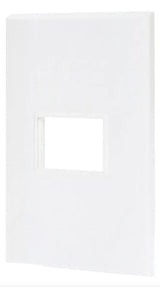 Igoto placa 1 modulo color blanco / lugano PB1201-B