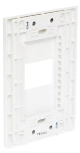 Igoto placa 1 modulo color blanco / lugano PB1201-B - imagen 3
