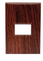 Igoto placa 1 modulo color madera caoba / lugano PB1201-MC