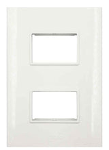 Igoto placa 2 modulos blanco / lugano PB1202-B