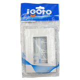 Igoto placa 3 modulos blanco / lugano PB1203-B