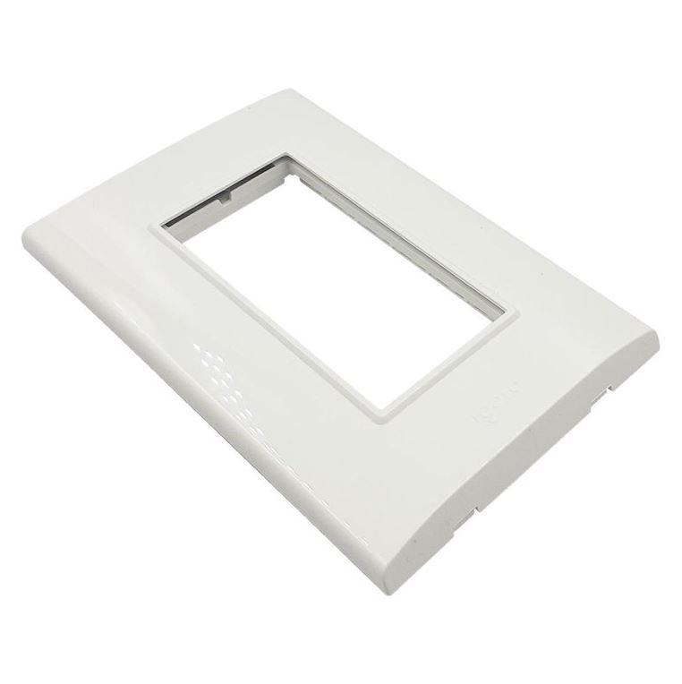 Igoto placa 3 modulos blanco / lugano PB1203-B - imagen 3