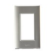 Igoto placa 3 modulos plateada / lugano PB1203-P